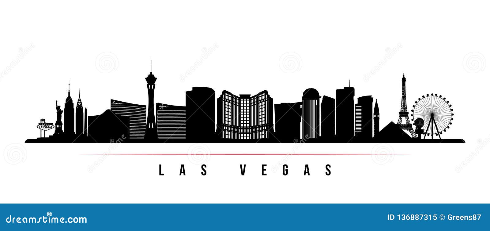 Vector logo for Las Vegas stock vector. Illustration of design - 157392081