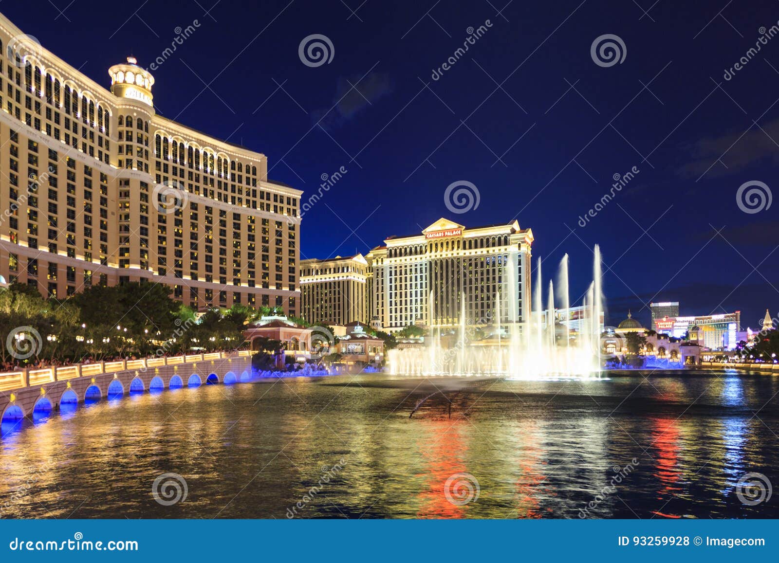 The Bellagio Hotel Las Vegas Editorial Stock Photo Image