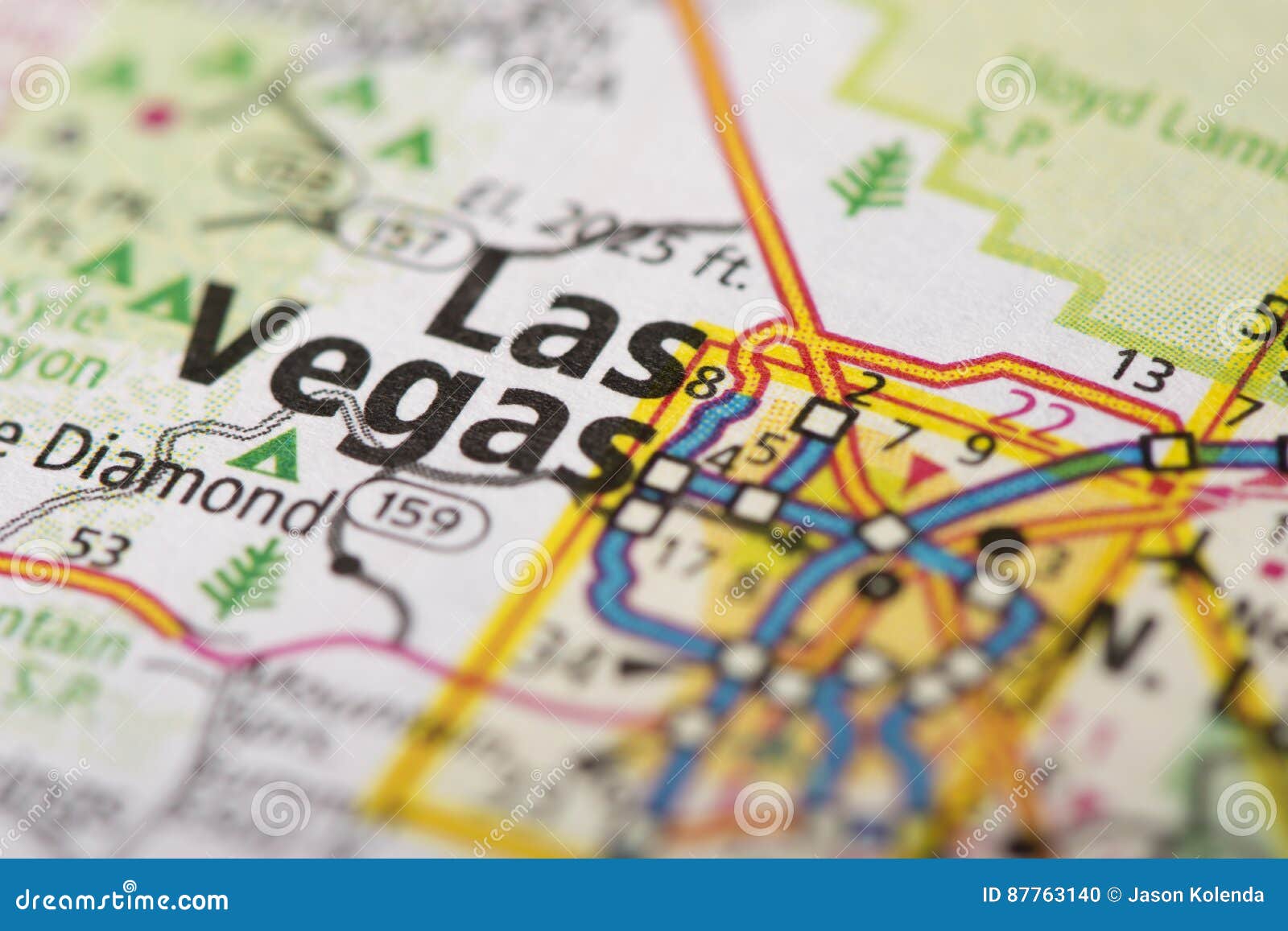 Las Vegas Nevada Sur La Carte Photo Stock Image Du Nevada Carte Las Vegas Nevada Sur La Carte Photo Stock Image Du Nevada Carte