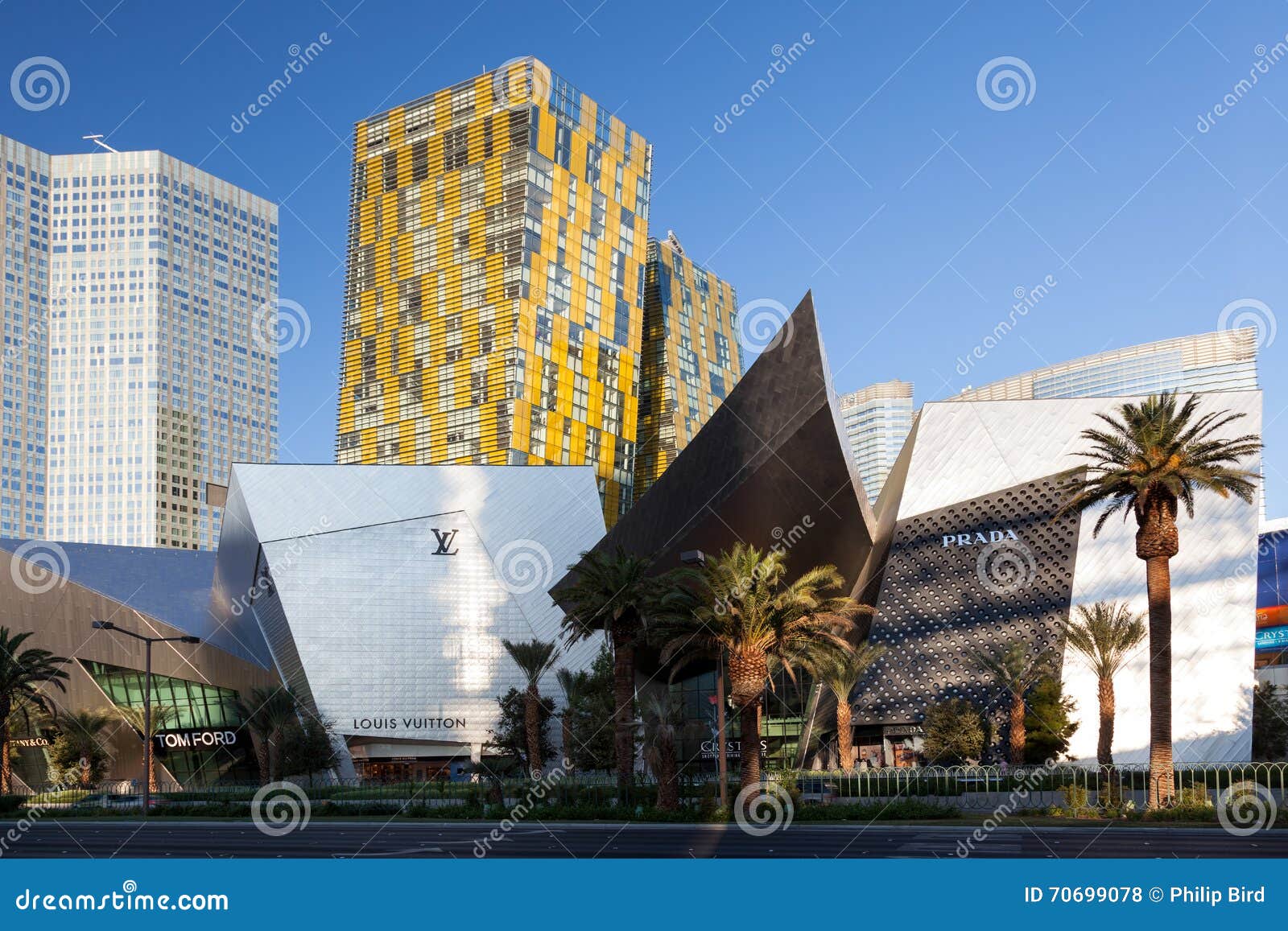 Louis Vuitton, The Crystals at Citycenter, Las Vegas, Nevada Stock