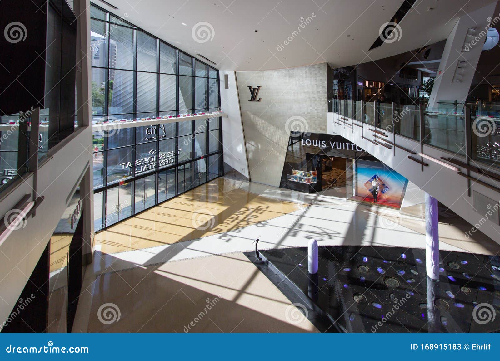 Louis Vuitton At The Crystals Shops In Las Vegas Editorial Stock Photo - Image of entrance ...