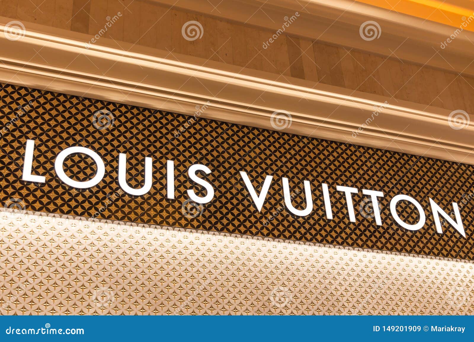 LAS VEGAS, NEVADA, USA - 13 MAY, 2019: Louis Vuitton Logo In Store In Wynn Hotel In Las Vegas ...