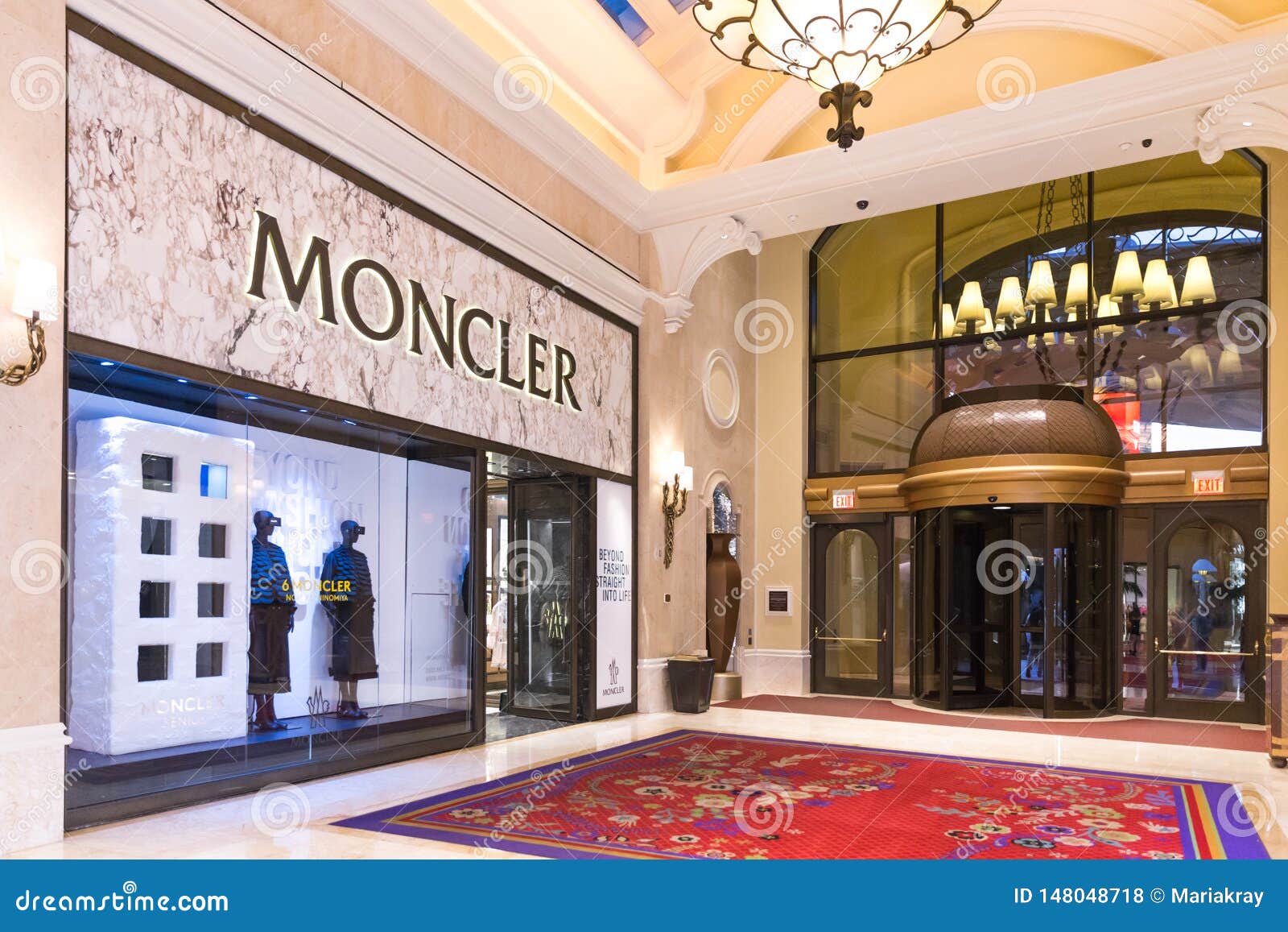 Las Vegas Nevada Usa 13 May 2019 Moncler Store In Wynn Hotel