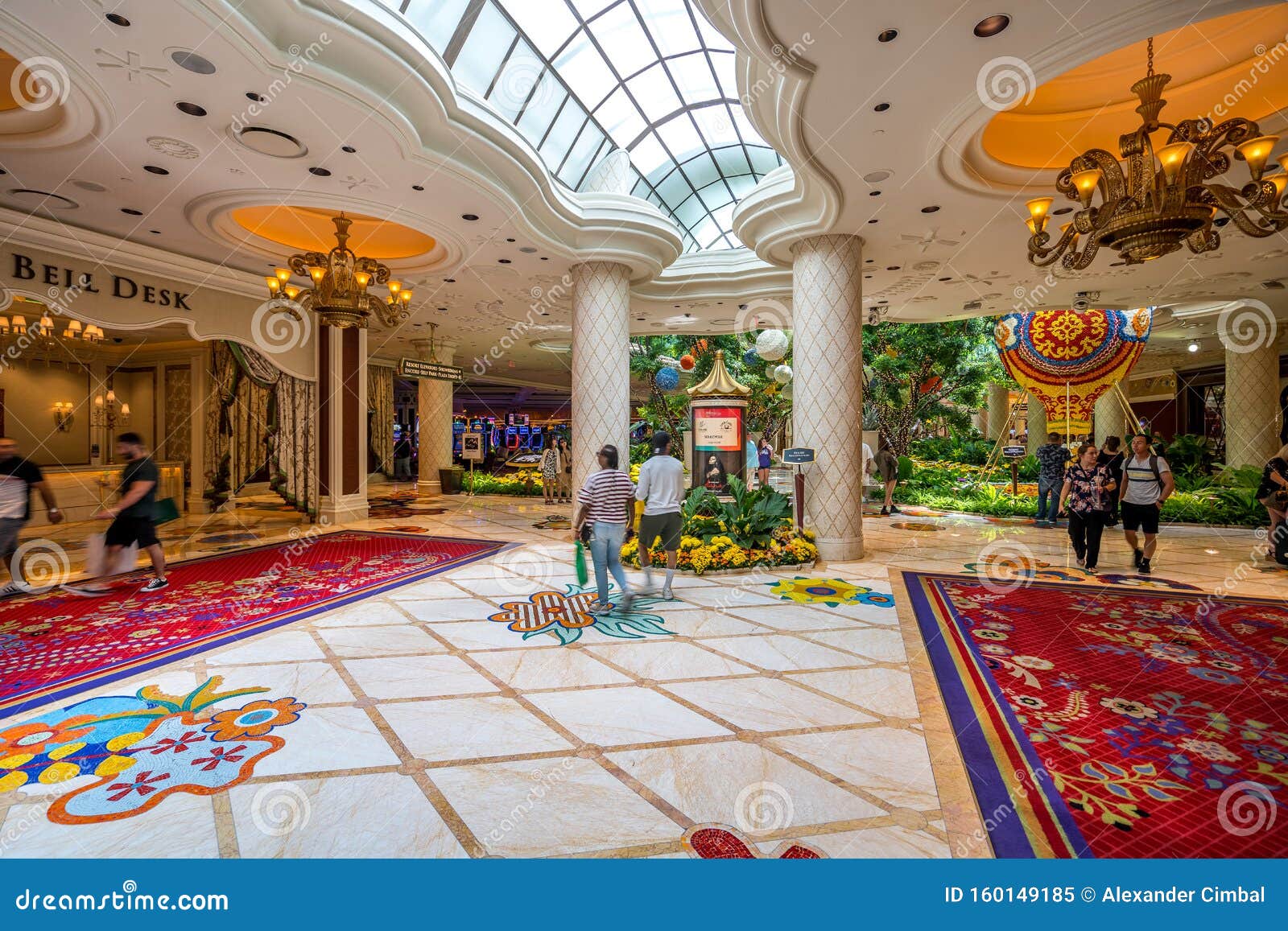 Las Vegas Nevada Usa Wynn Hotel Entrance Editorial Image