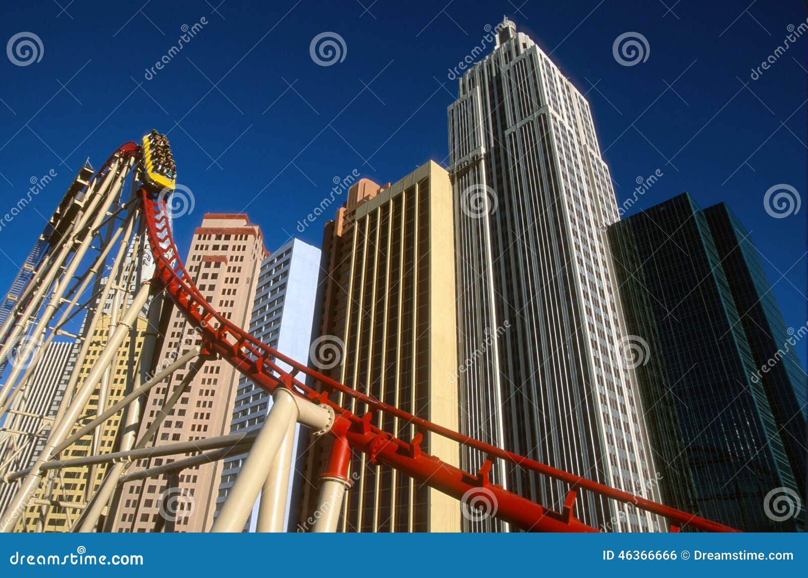 Boardwalk roller coaster las vegas hi-res stock photography and images -  Alamy