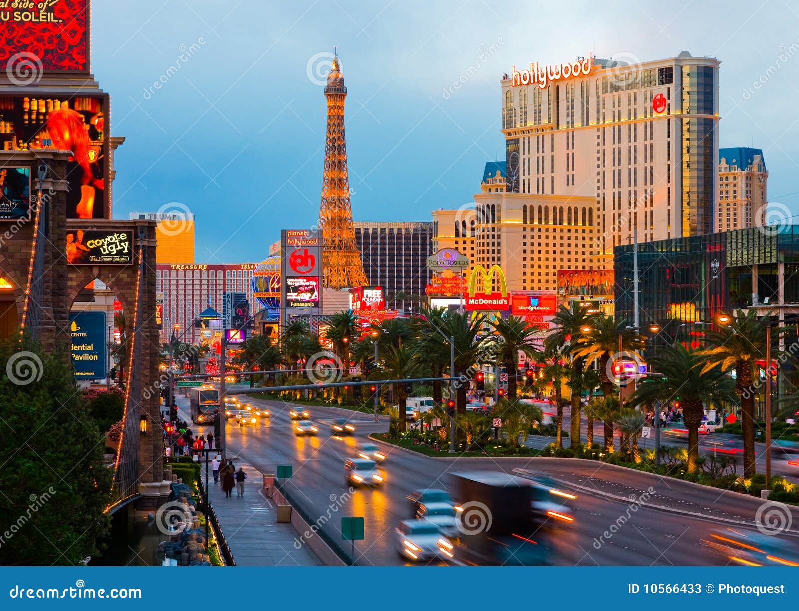 Las Vegas at night editorial stock photo. Image of hotel ...