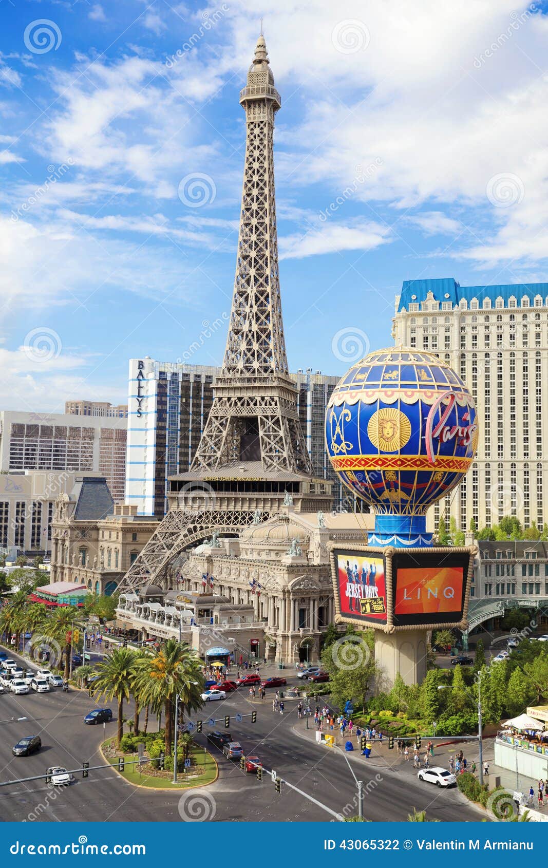 Las Vegas Paris Hotel editorial photography. Image of triomphe - 43065322
