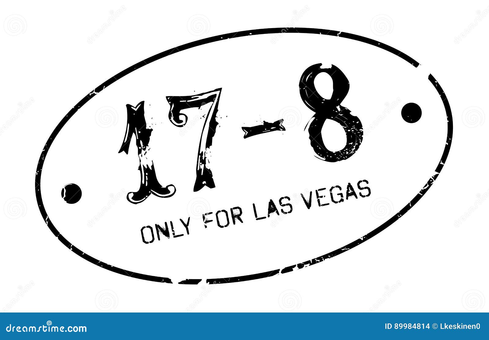 Only for Las Vegas Rubber Stamp Stock Vector Illustration of stamp