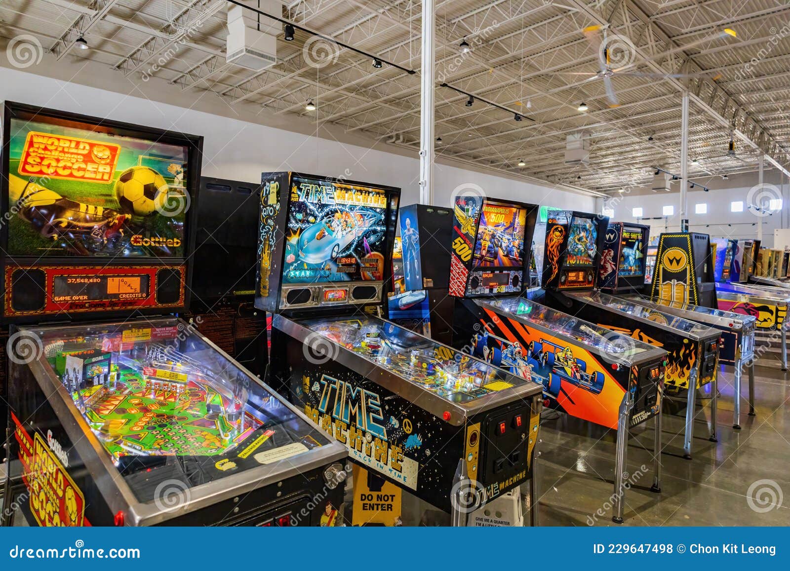 Interior View of the Pinball Hall of Fame Editorial Stock Photo - Image of  pinball, downtown: 229647498