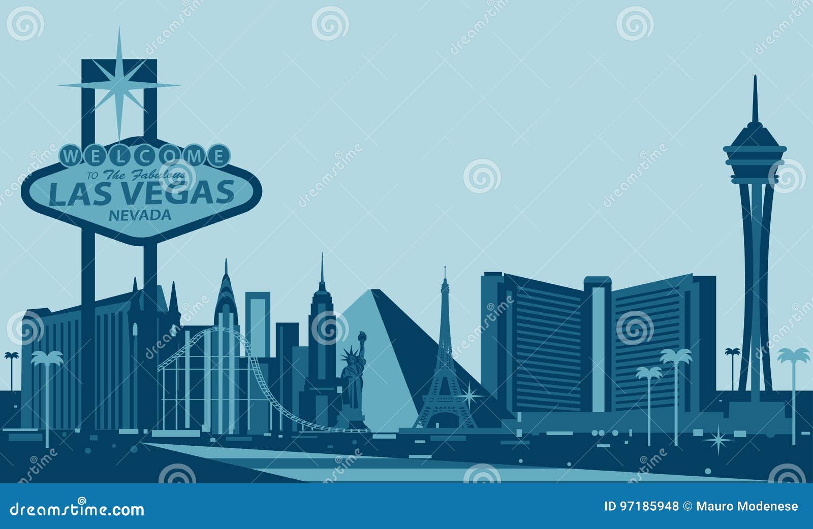 las vegas skyline