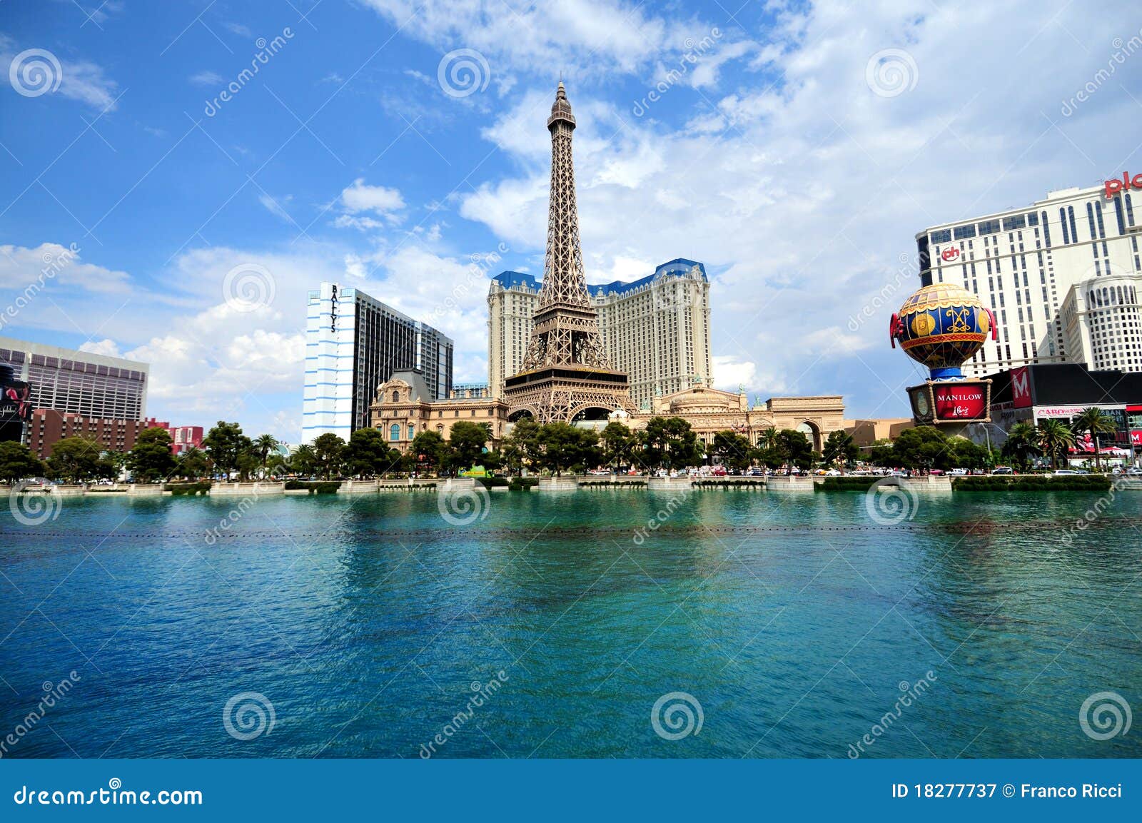 Scale replica of the Eiffel Tower at Paris Las Vegas Hotel and Casino on  the Las Vegas Strip in Paradise, Nevada Stock Photo - Alamy