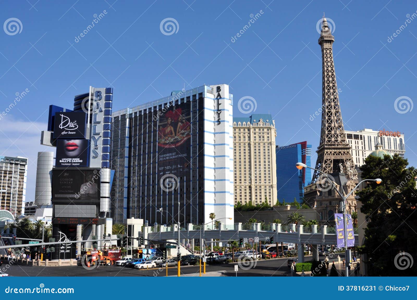 Hotel Paris, and Casino Bally's Las Vegas, The Strip, Las Vegas