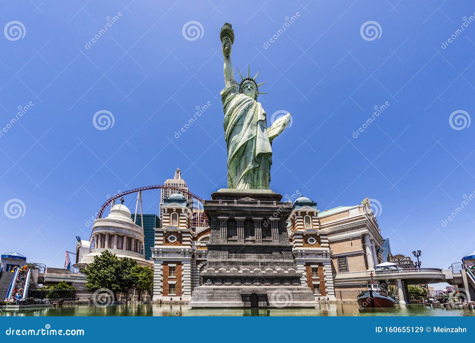 Las Vegas Nevada Statue of Liberty Replica in front of New York New York  Hotel