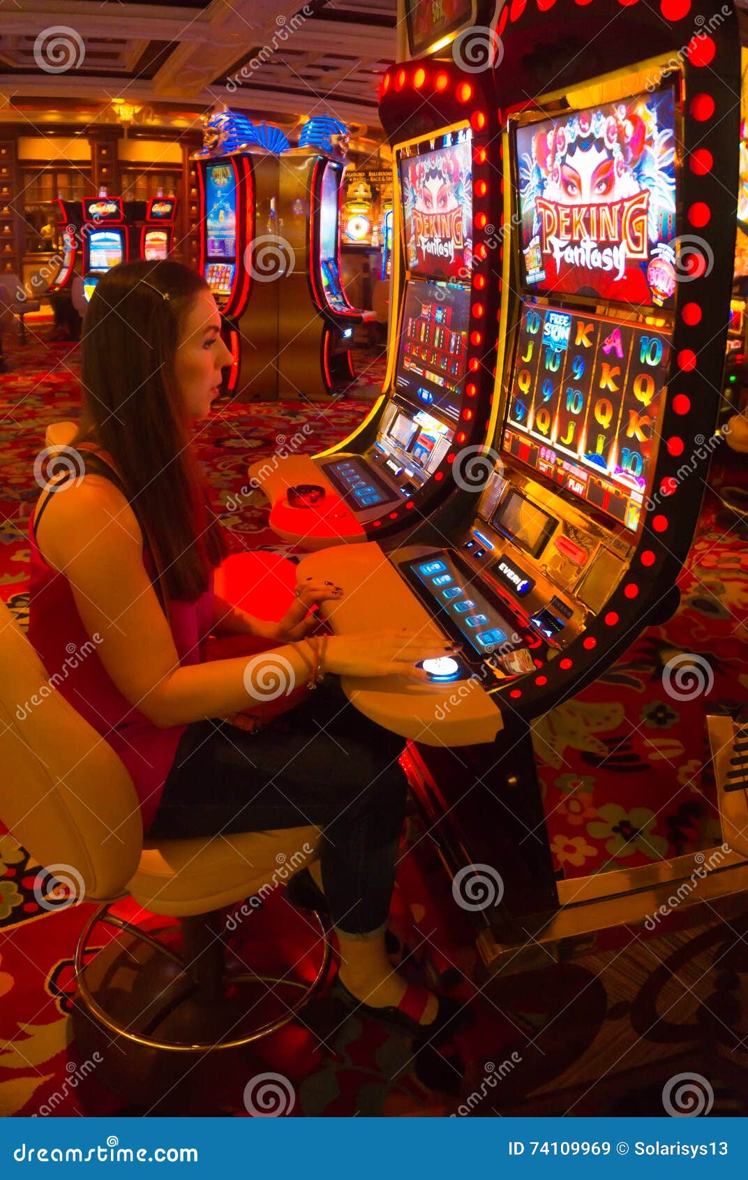 Blonde Sensual Woman - Slot Machines - Luck Money 