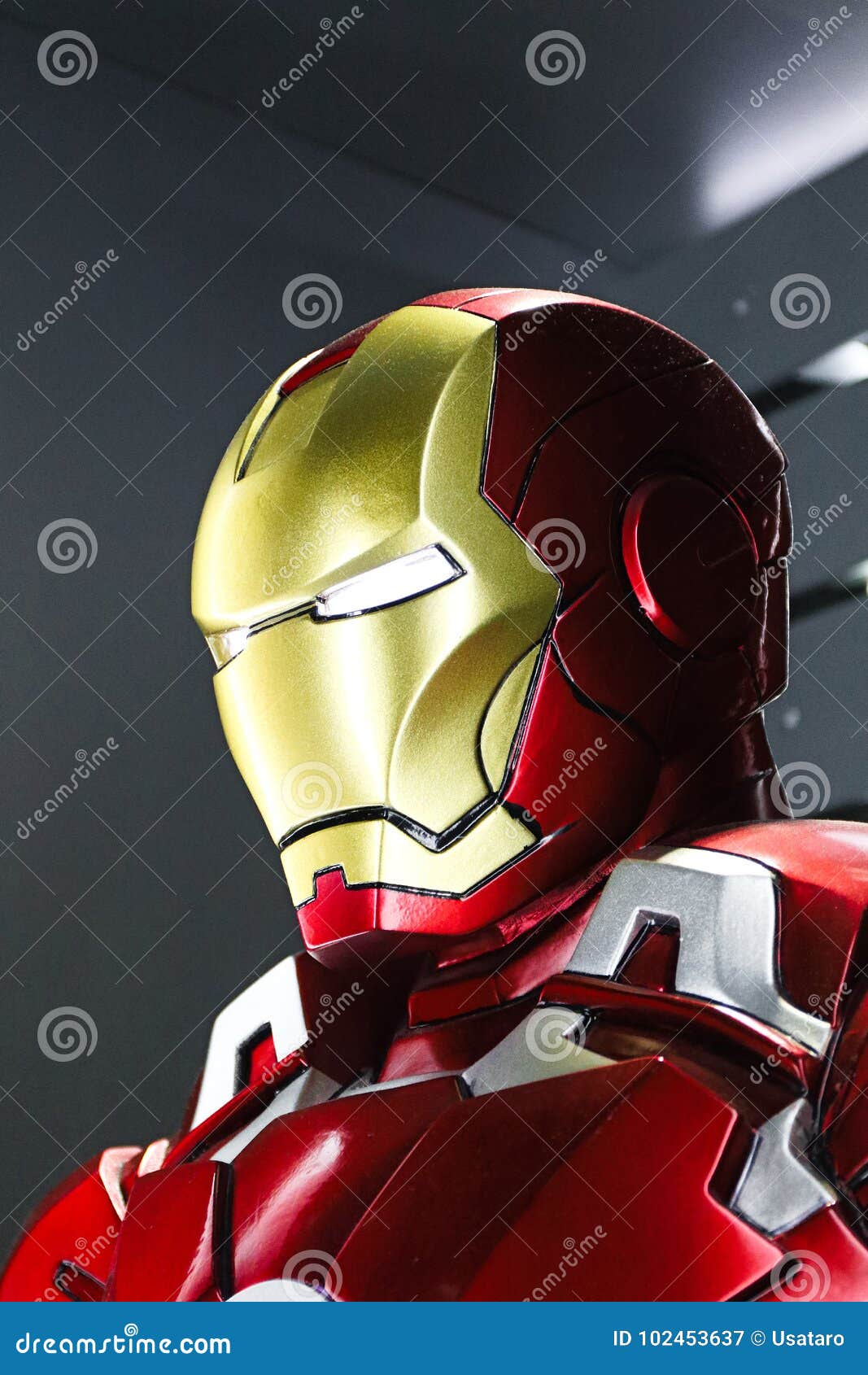 Iron man Head model editorial photography. Image of body   20