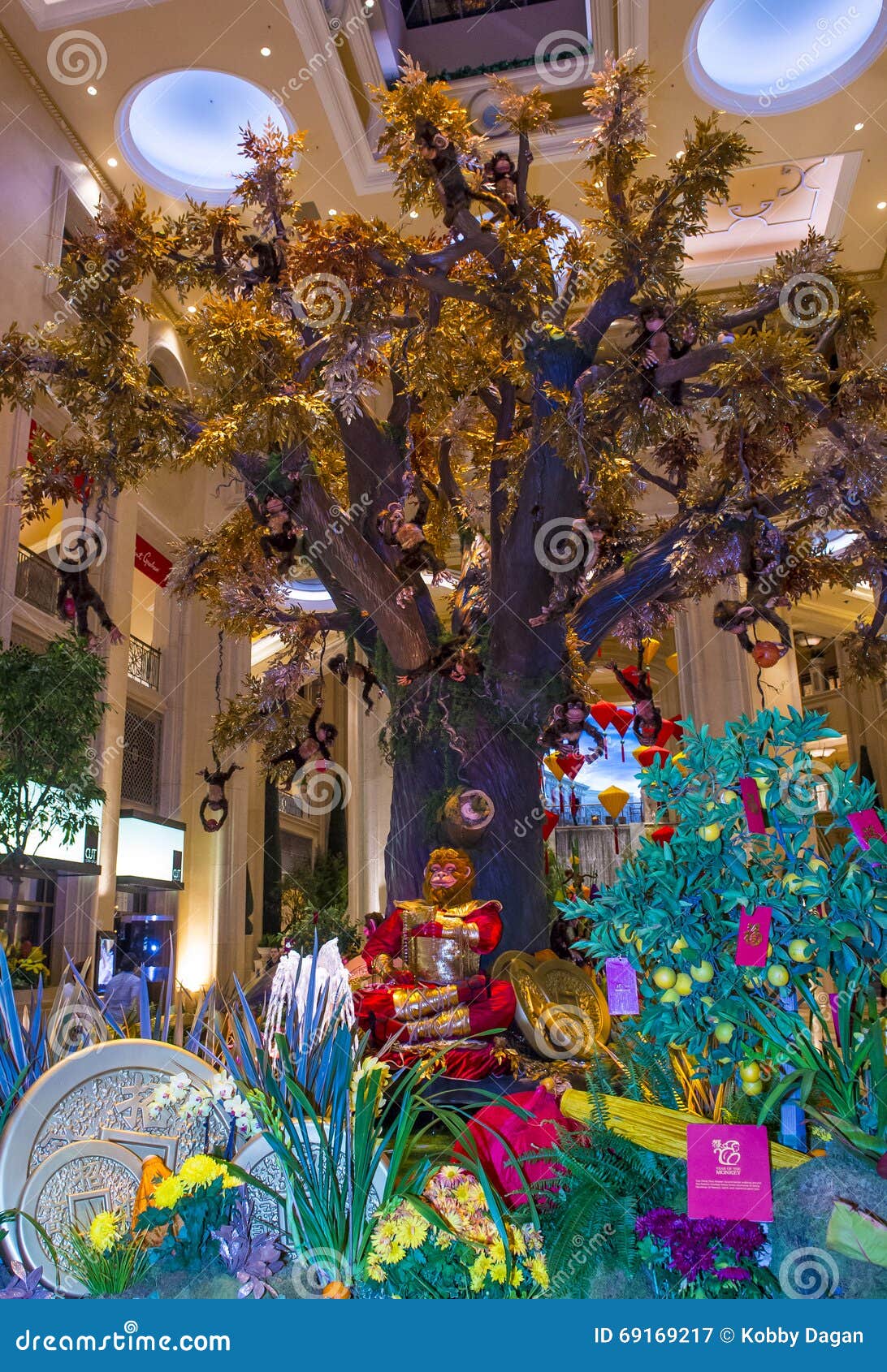 Chinese New Year decorations in Las Vegas