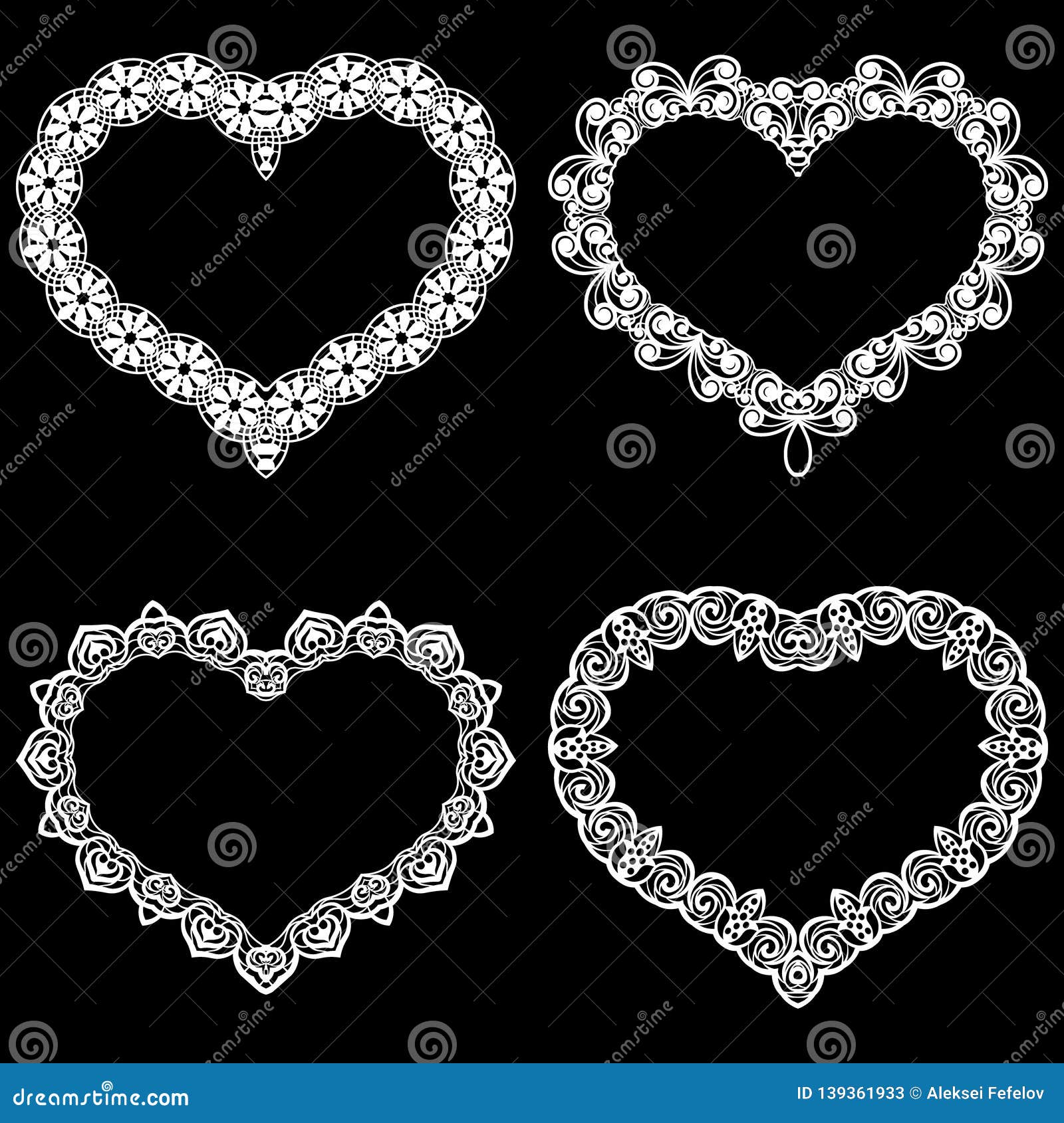 Download Laser Cut Frame In The Shape Of A Heart With Lace Border ...