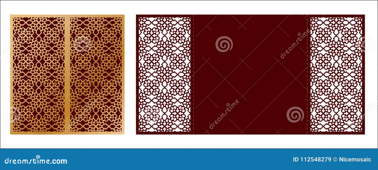 SVG Auto Template Luxury Style Background Pattern Cricut 