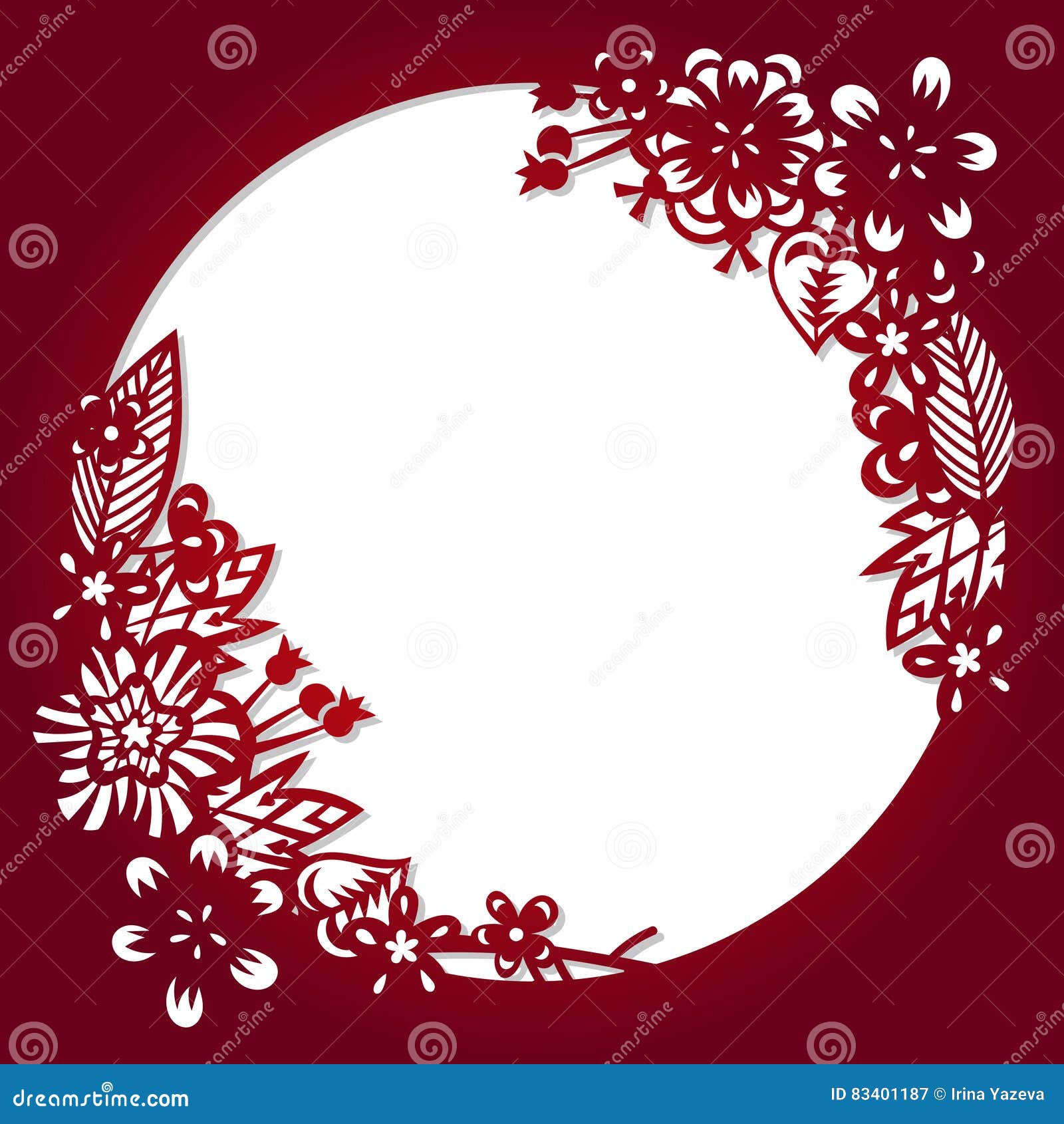 Laser cut vector template stock vector. Illustration of carving 83401187