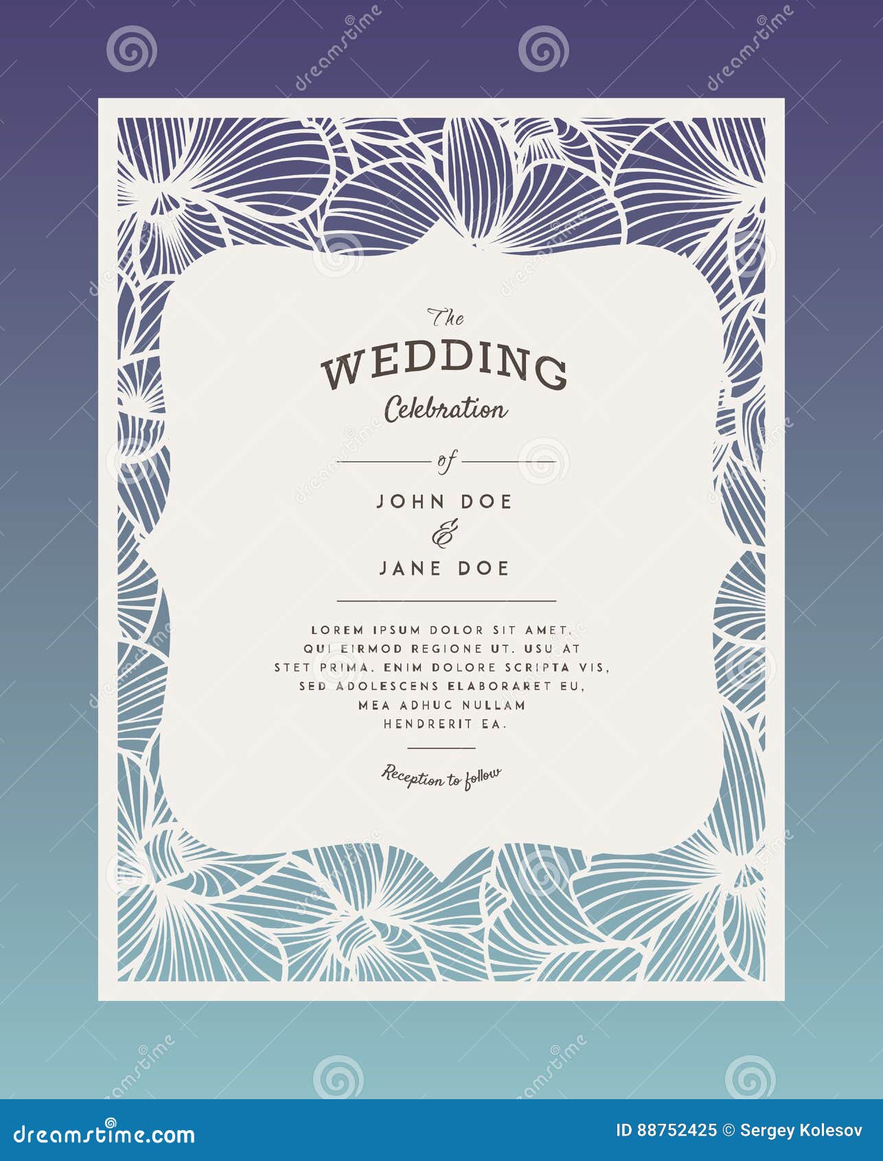 His and hers wedding day invitations lettering Vector Image