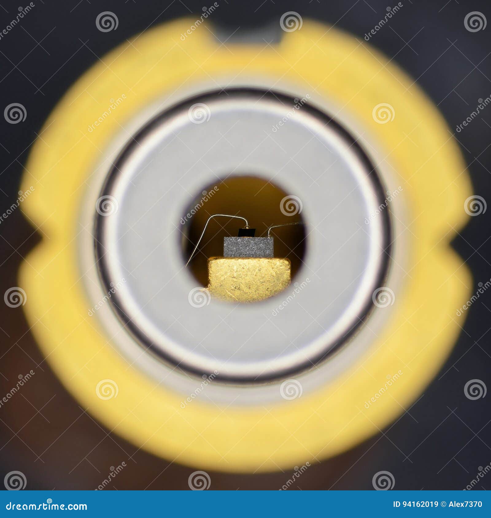 Laser Diode, Taken from a Dvd Drive Stock Image Image of laser