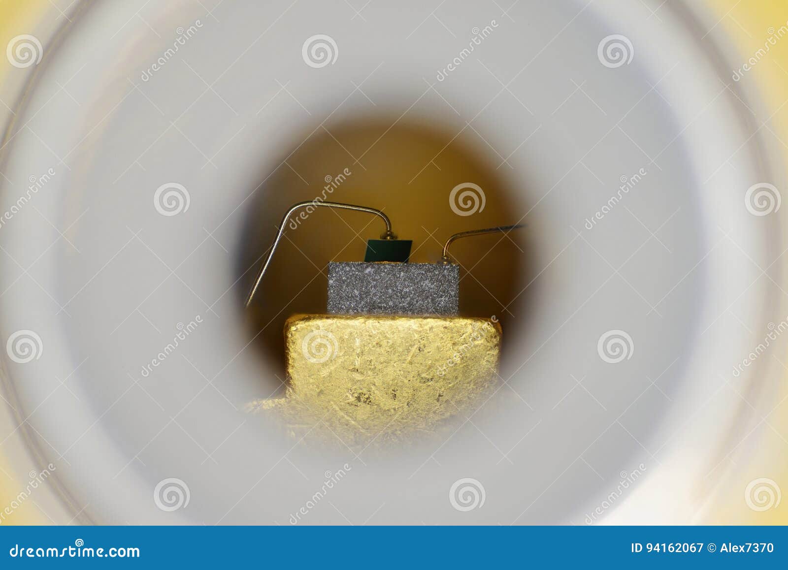 Laser Diode, Taken from a Dvd Drive Stock Image Image of coamponent