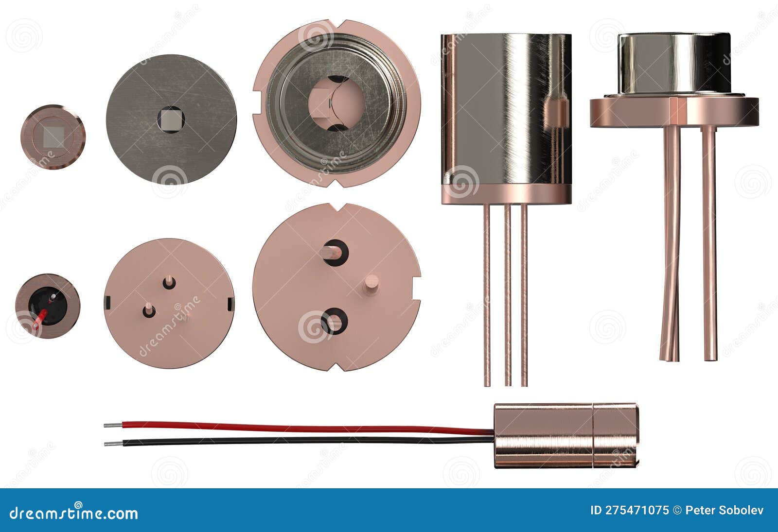 Laser diodes stock illustration. Illustration of isolated 275471075