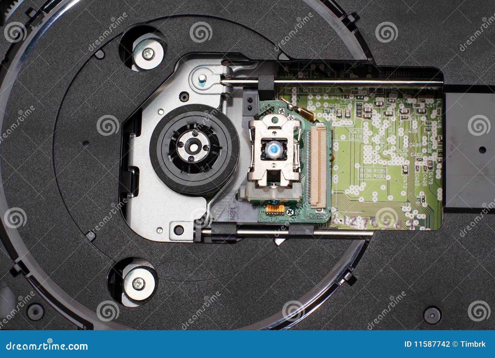 Laser Head In CD Drive Stock Photography - Image: 11587742