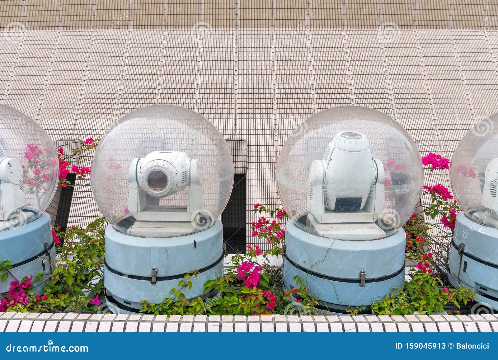 Laser Dome Lights stock image. Image of globe, laser 159045913