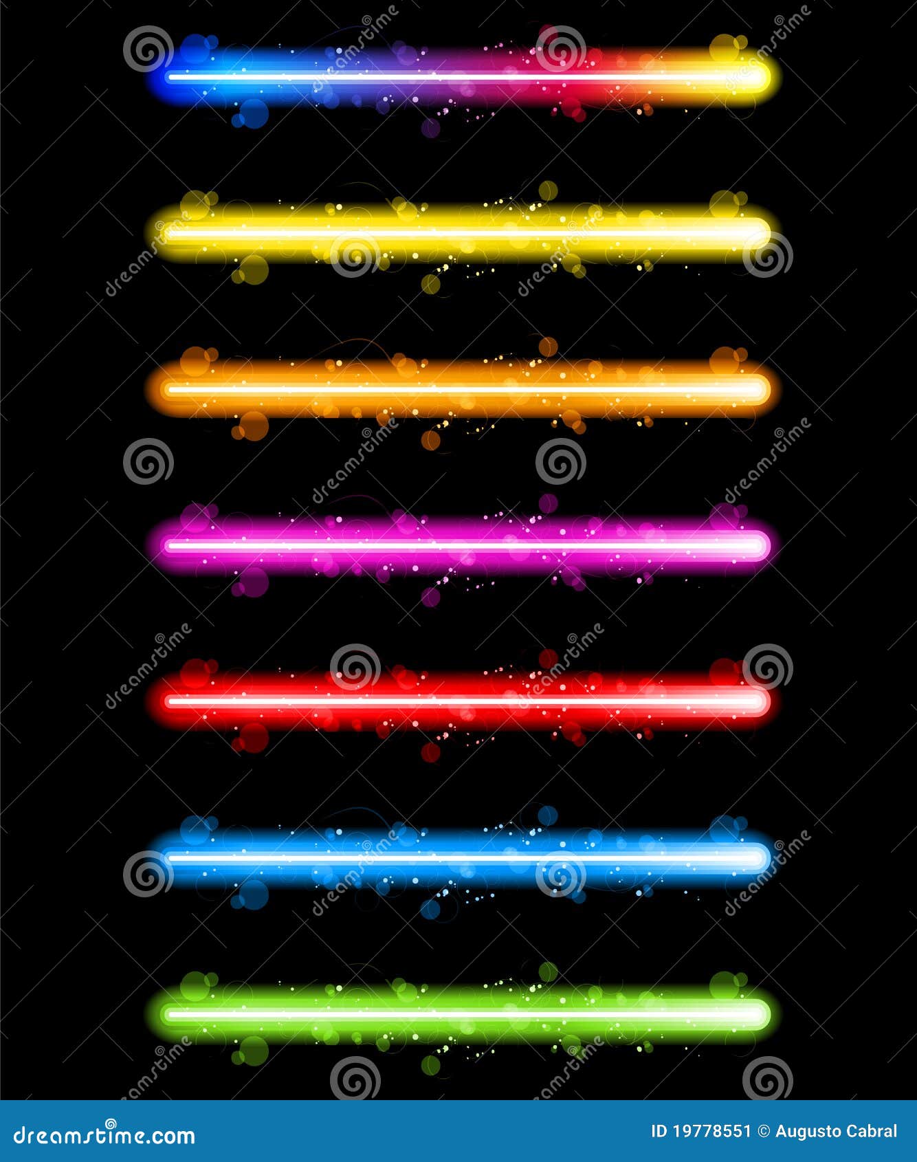 laser neon colorful lights