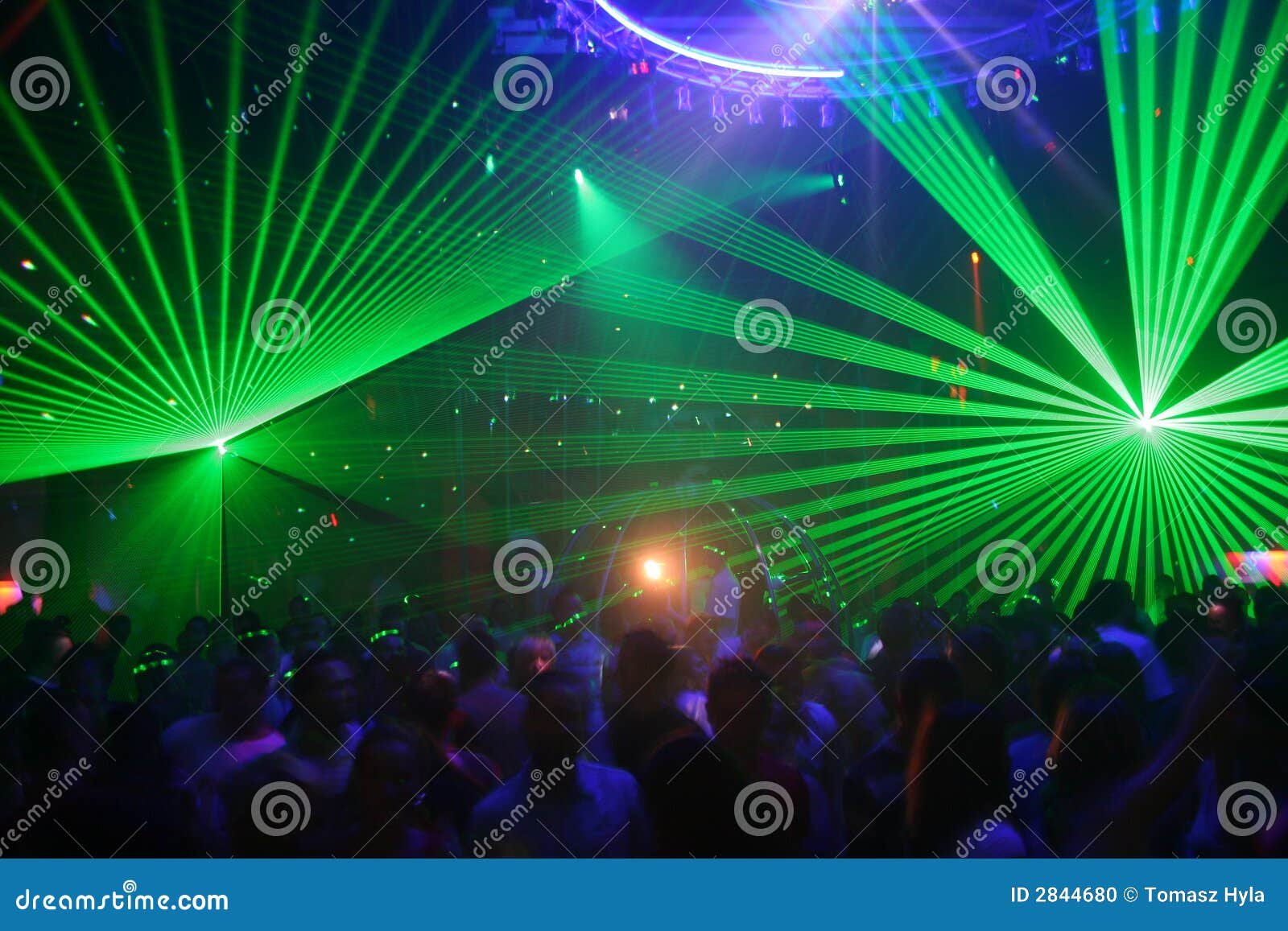 flaskehals fremsætte Ubestemt Laser Party stock photo. Image of music, techno, life - 2844680