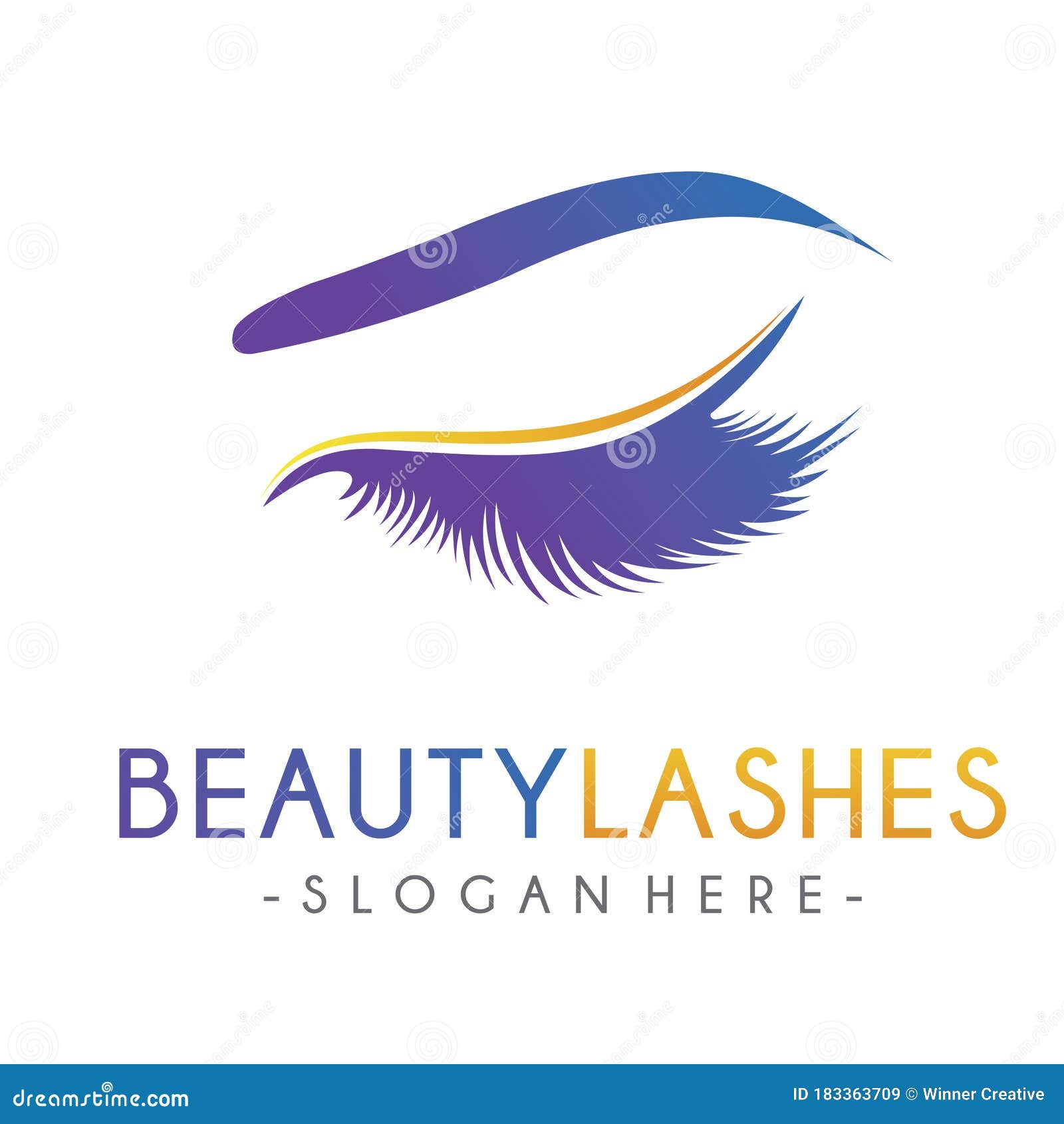 Stationery brow logo eyelashes logo lash logo design makeup logo makeup ...