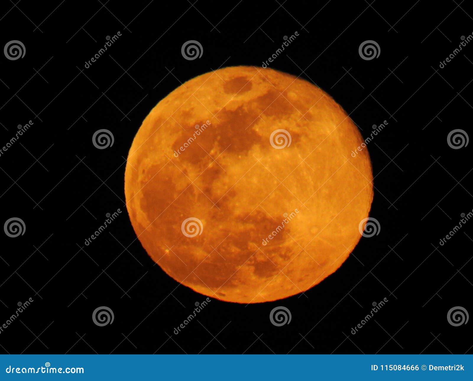 The Last Blue Moon of Year 2018 at Moonrise Stock Photo - Image of ...