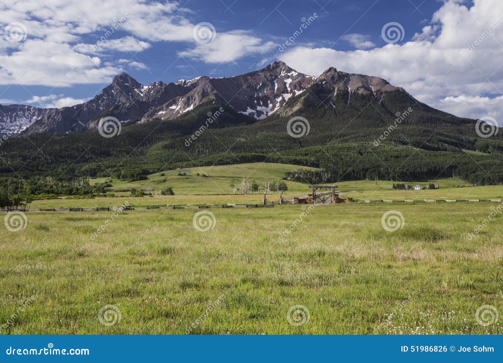 last dollar ranch and san juan mountains, hastings mesa, ridgway, colorado, usa