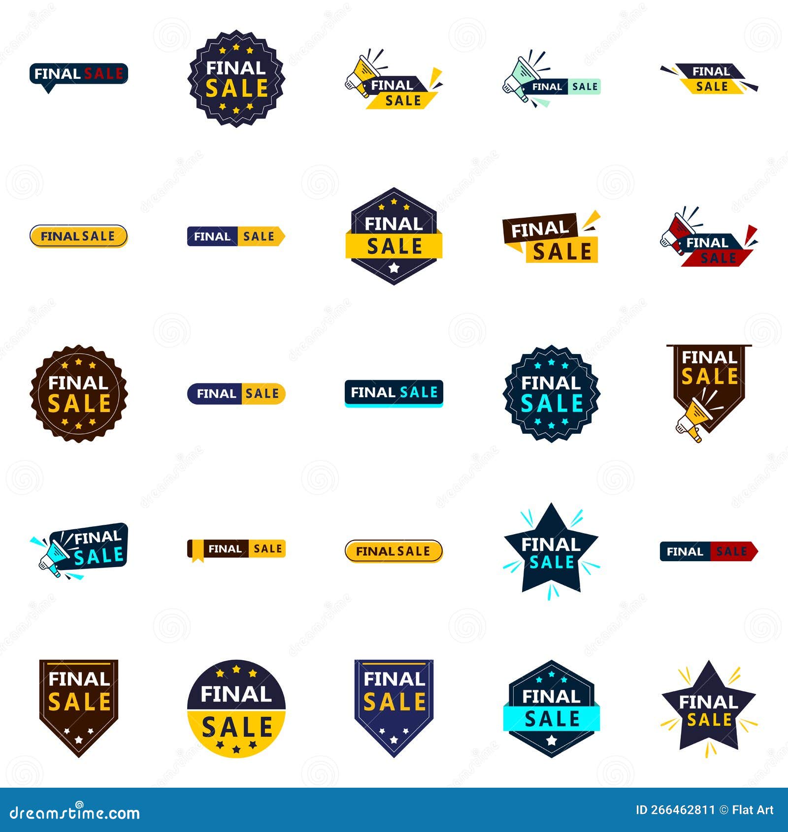 Online Retailers  Banner On Turquoise Background. Stock