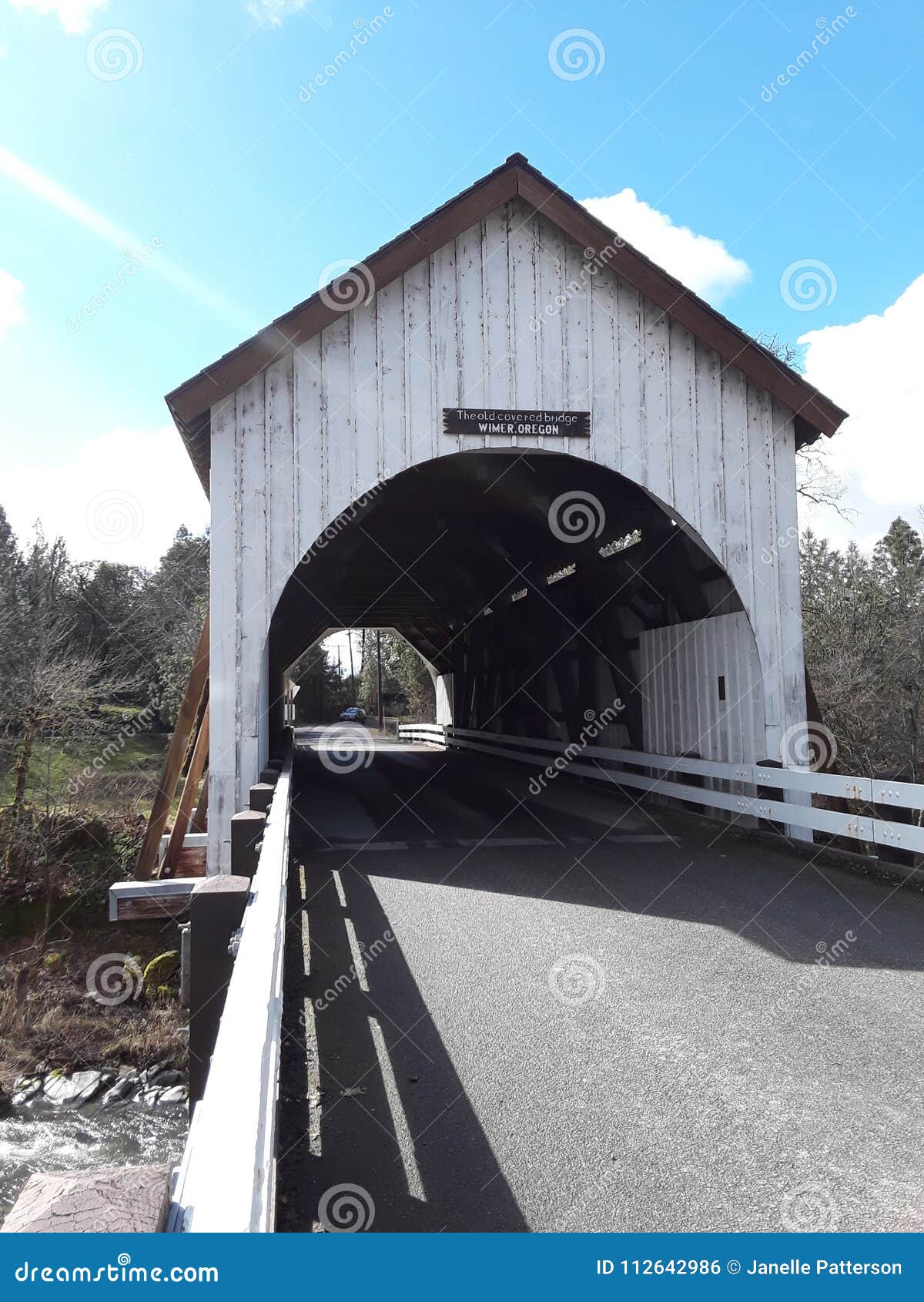 Wimer Oregon Covered Bridge Editorial Photo Image of covered, bridge