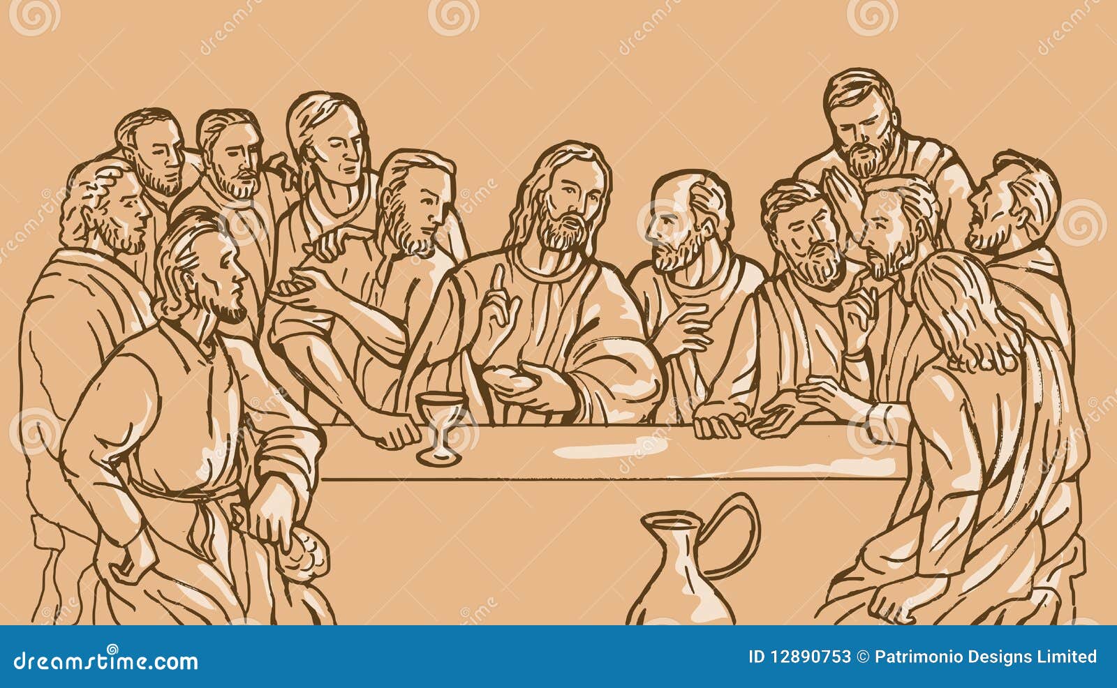 last supper jesus christ apostle