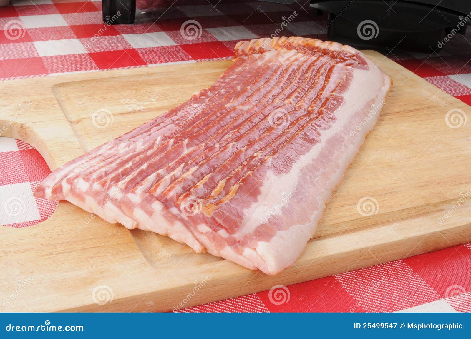 Lastra Di Pancetta Affumicata Immagine Stock Immagine di pancetta