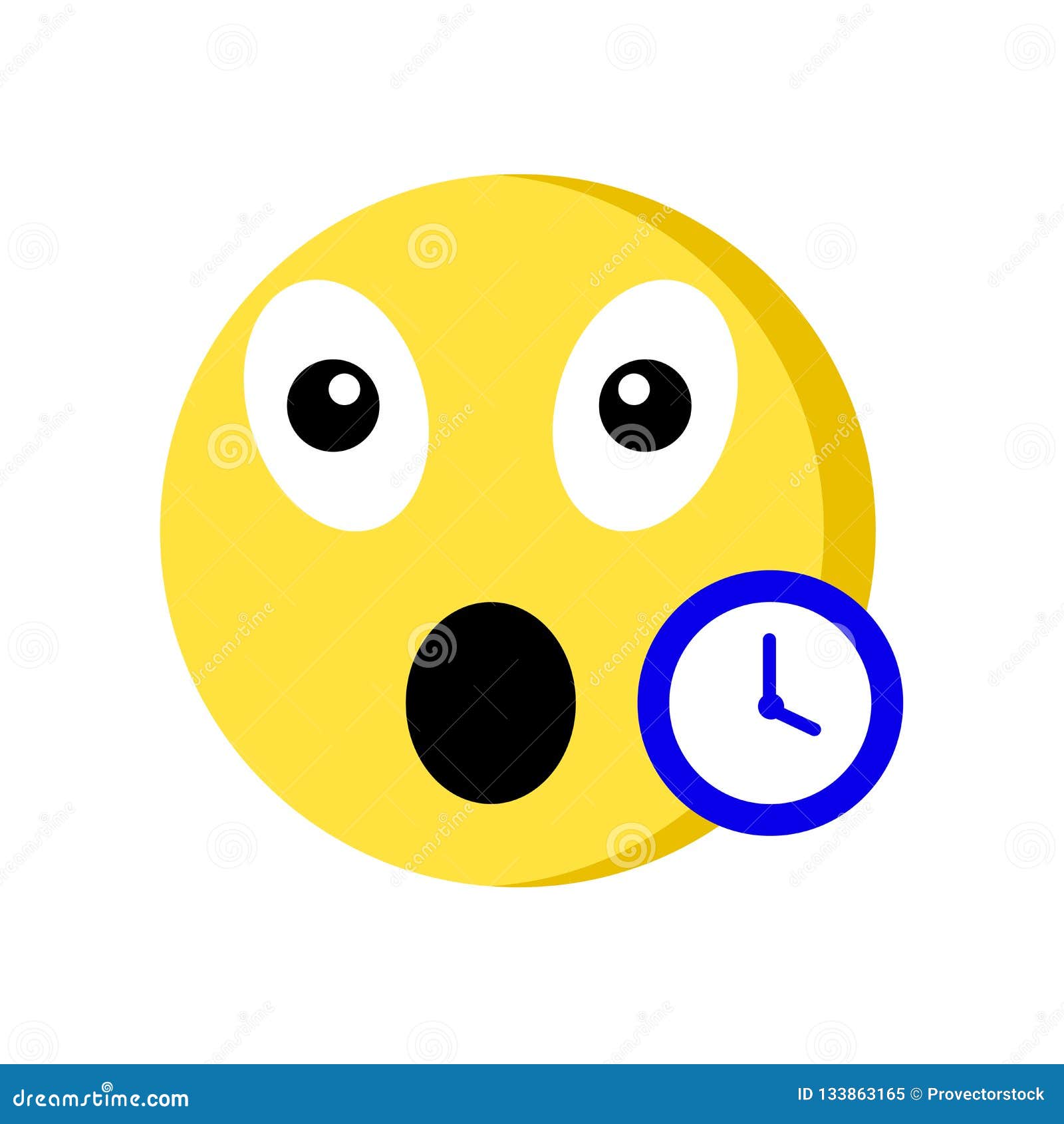 Late Icon Isolated On White Background Stock Vector - Illustration of