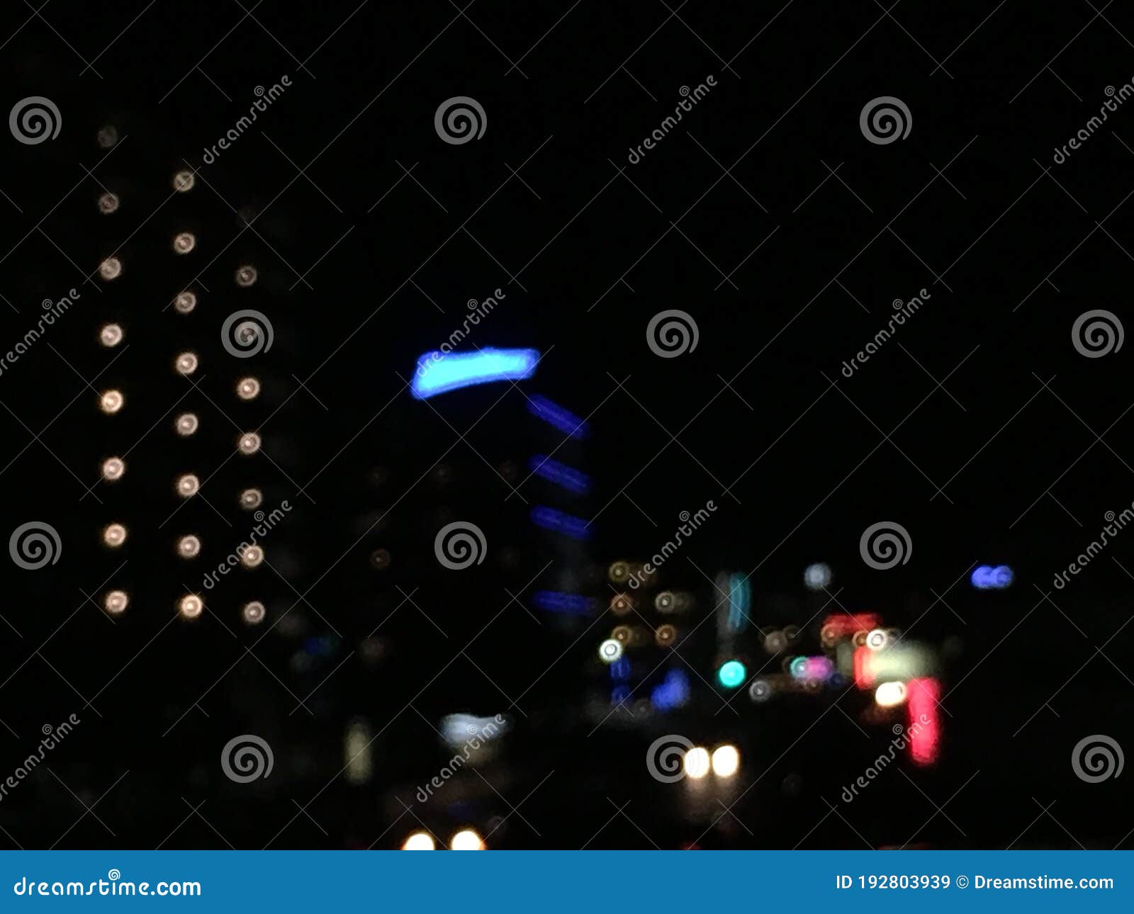 Blurry vision stock image. Image of night, vision, blurry 192803939