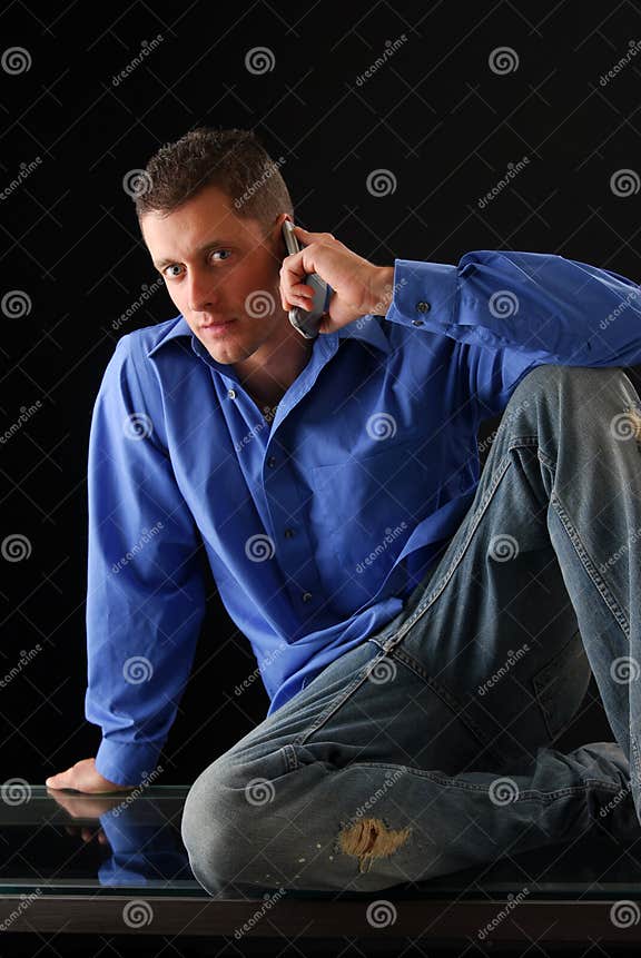 Late Night Calls stock image. Image of adult, telephone 3503789