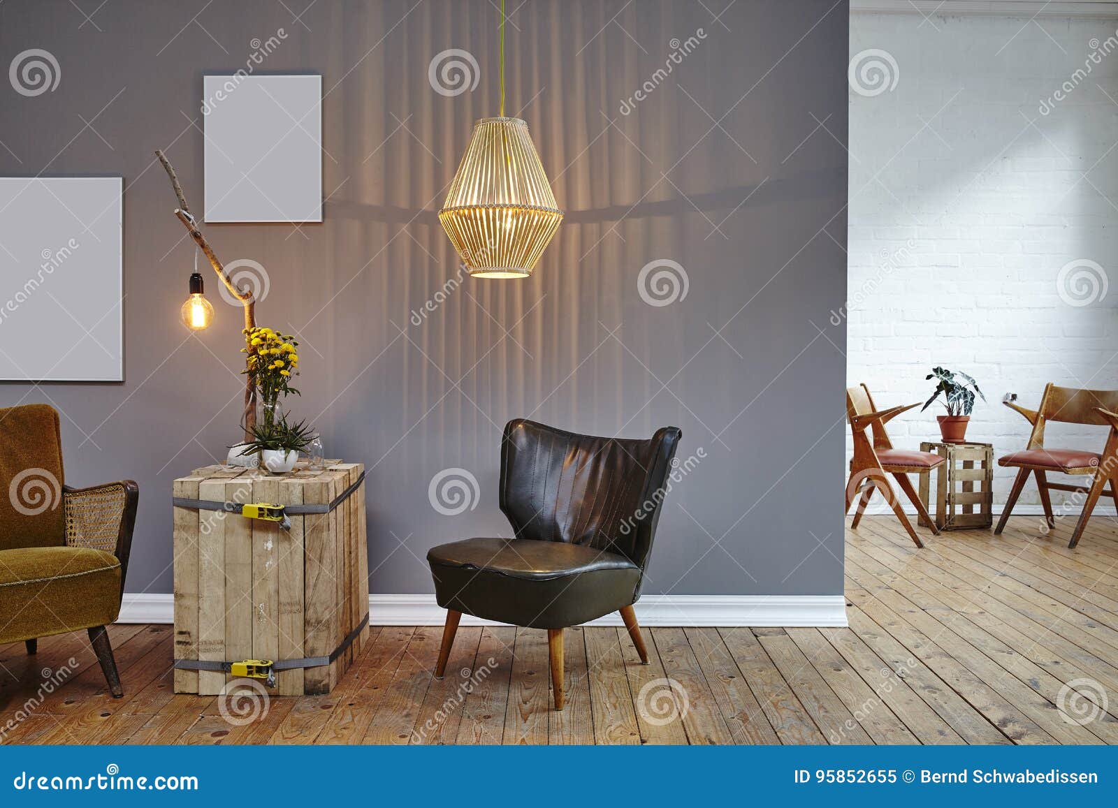 Retro Bar Modern Interior Design Stock Image Image Of