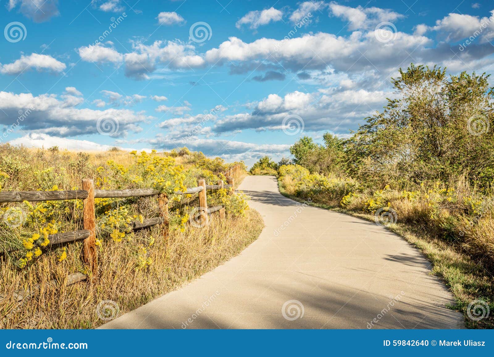 Late Summer On Poudre River Trail Stock Photo - Image of ...