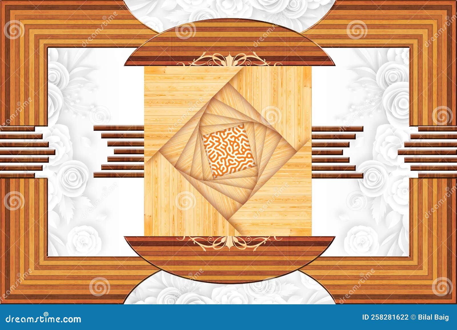 Latest Ceiling Wallpaper Roof Wallpaper Stock Illustration