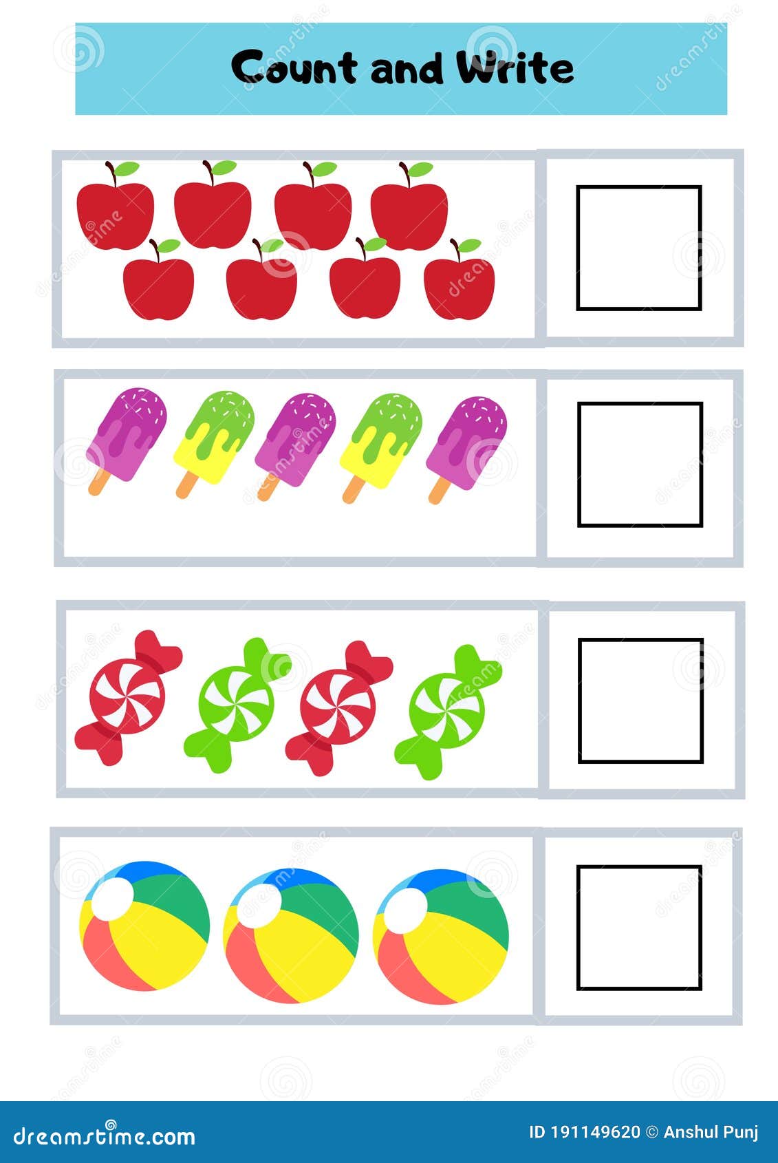 latest-count-and-write-colourful-worksheet-for-kindergarten-stock-photo