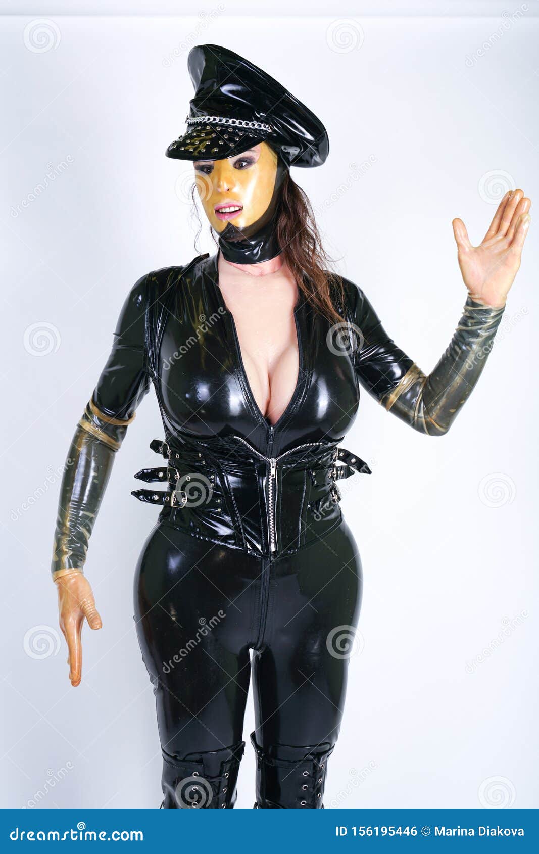 Crossdressers in latex