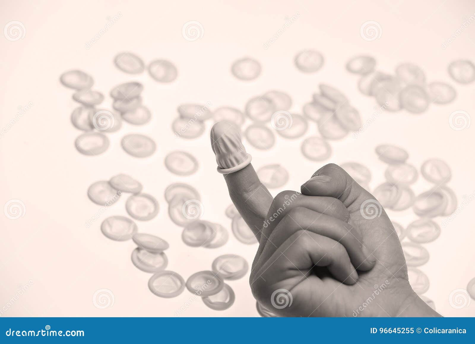 Latex Finger Cots Small Gloves Stock Image Image of protective
