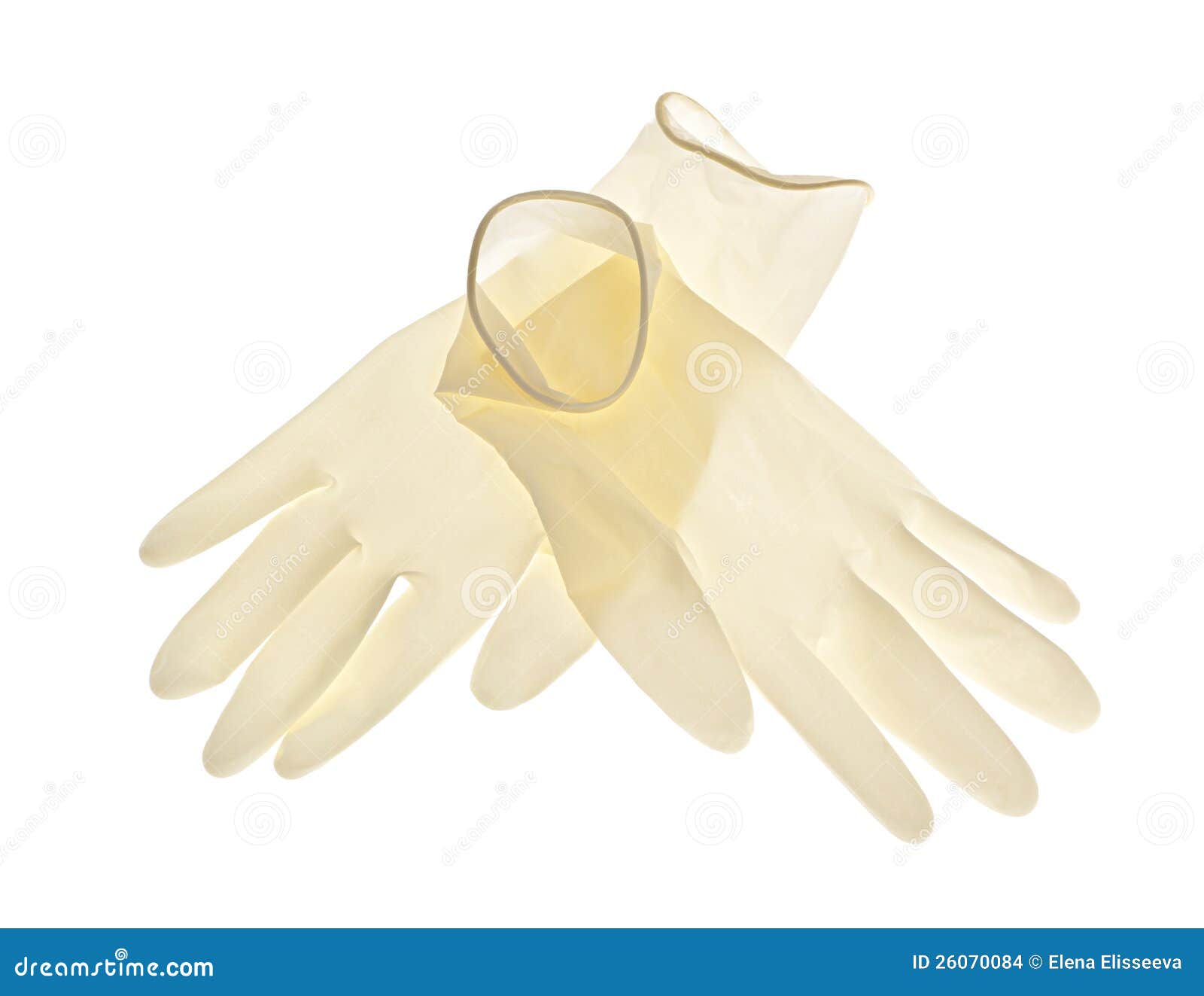 Latex Gloves On White Background Stock Photo Image 26070084