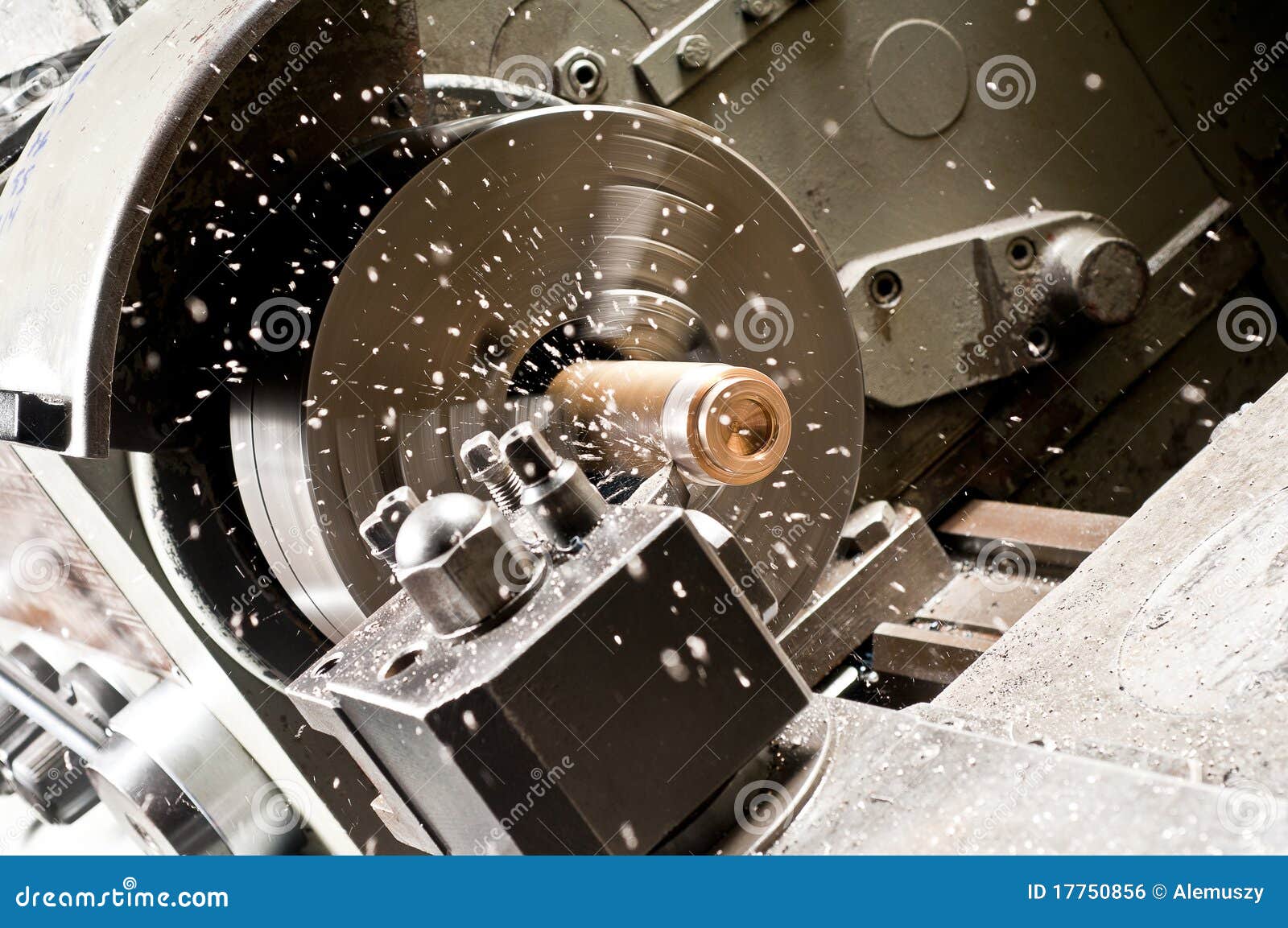 Lathe stock photo. Image of factory, machining, company 17750856