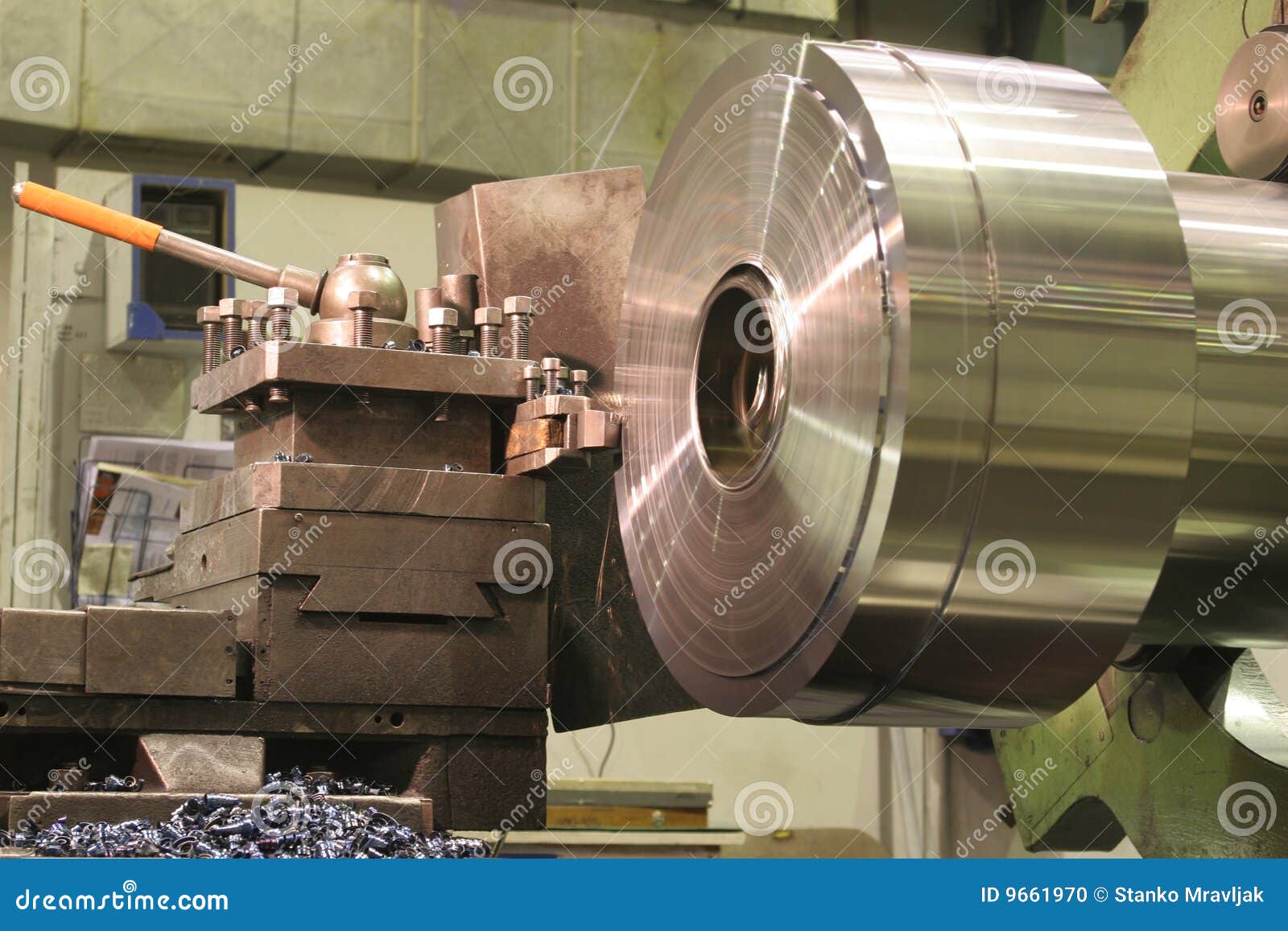 Lathe Turning Stainless Steel Stock Photo Image of manufacture